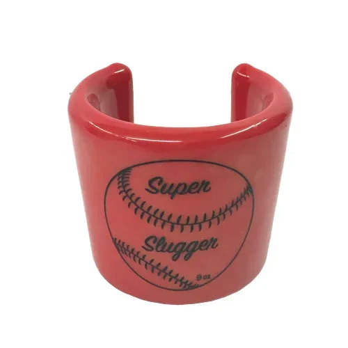 Super Slugger Red Hitting Bat 9 oz. Weight