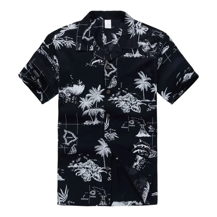 Surf Black Unique Design Hawaiian Shirt – Fanshubus.com