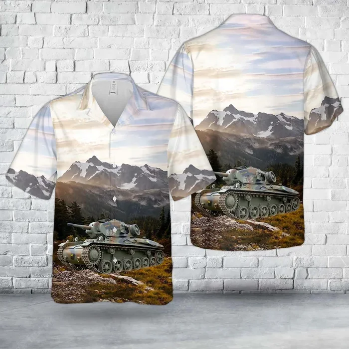 Swedish Army Stridsvagn m/42 Tank Hawaiian Shirt – Fanshubus.com