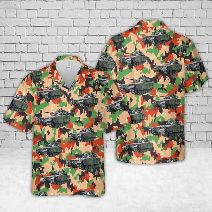 Swiss Army 29th Mechanised Battalion CV9030 infantry fighting vehicle Hawaiian Shirt – Fanshubus.com
