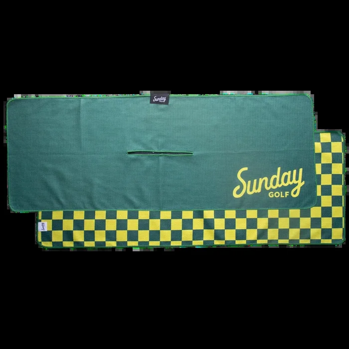 Tailgate Golf Towel | Green & Yellow