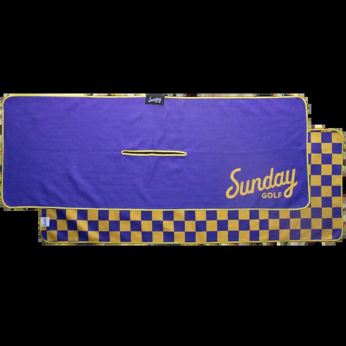 Tailgate Golf Towel | Purple & Yellow