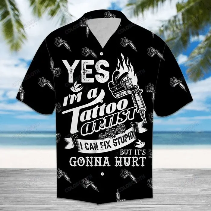 Tattoo Hawaiian Shirt | For Men & Women | Adult |- For men and women – Fanshubus – Fanshubus.com