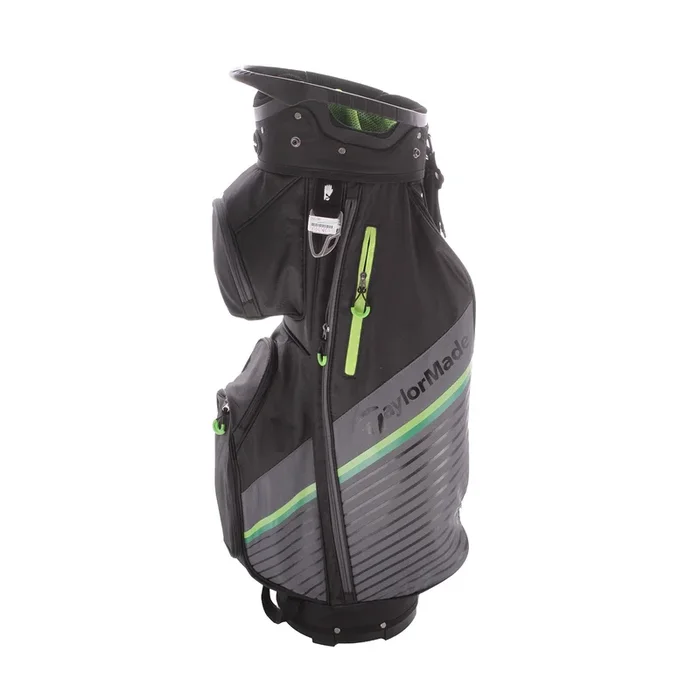 Taylor Made Second Hand Cart Bag – Black/Green/Silver