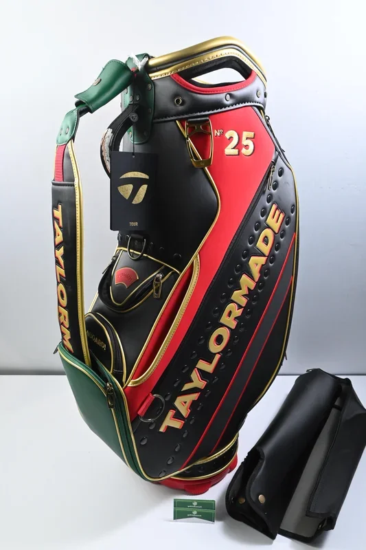 Taylormade British Open 2025 Tour Bag / 6-Way Divider / Black, Red & Green
