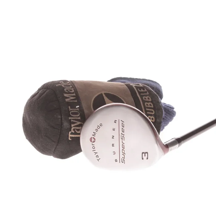 TaylorMade Burner Supersteel Graphite Mens Left Hand Fairway 3 Wood 15 Degree Regular – Taylormade Bubble