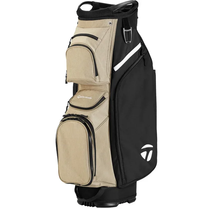 TaylorMade Cart Lite Cart Bag – Black/Tan