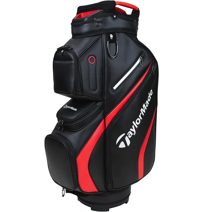 TaylorMade Deluxe Cart Bag – Black/Red