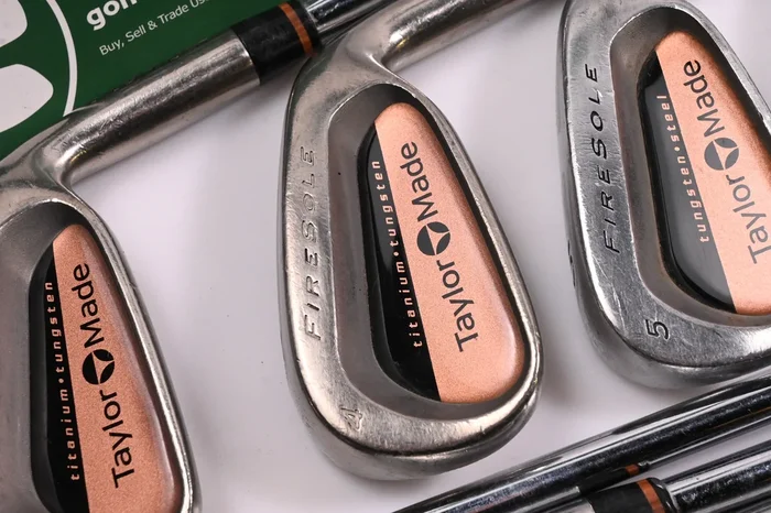 Taylormade Firesole Irons / 3-PW+SW / Regular Flex Taylormade Rifle 80 Shafts