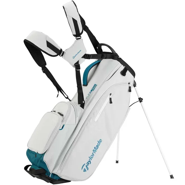 TaylorMade Flextech Crossover Stand Bag – Silver/Navy