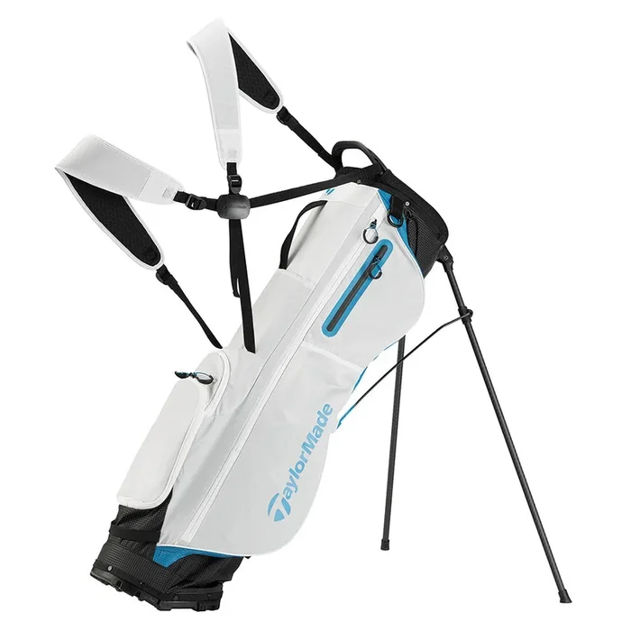 TaylorMade Flextech SuperLite Stand Bag – Ivory/Blue/Black