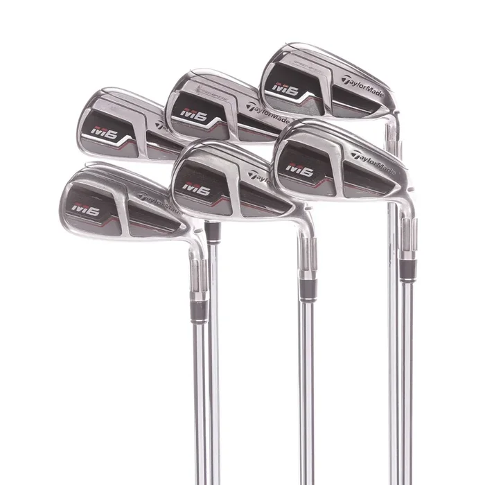 TaylorMade M6 Steel Men’s Right Irons 5-PW Regular – KBS Max 85 g