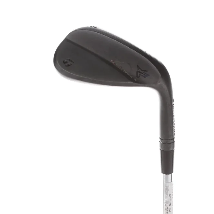 TaylorMade Milled Grind 3 Black Raw Steel Men’s Right Lob Wedge 58 Degree 11 Bounce Stiff – Dynamic Gold S200