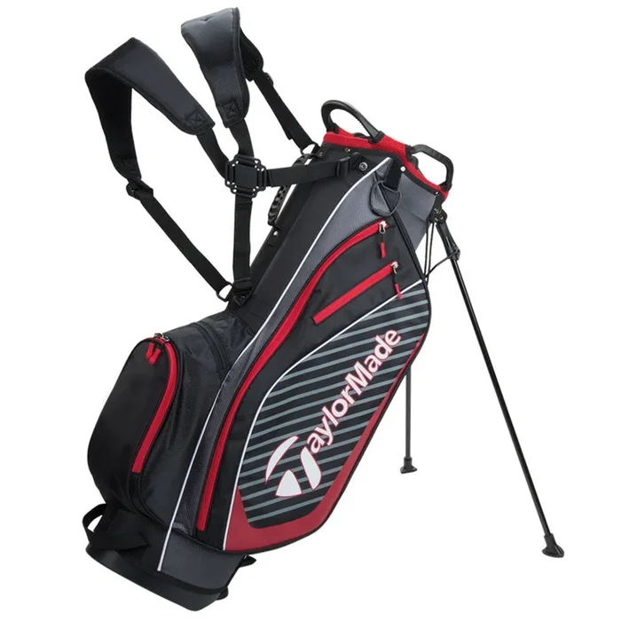 TaylorMade Pro 6.0 Stand Bag – Black/Charcoal/Red