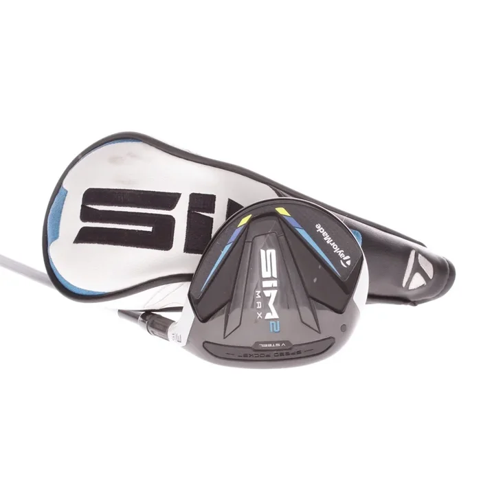 TaylorMade Sim 2 Max Graphite Men’s Right Hand Fairway 3 Wood 15 Degree Regular – Helium 5 F3