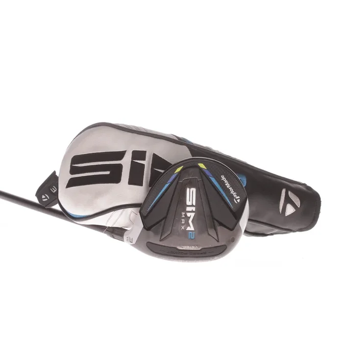TaylorMade Sim 2 Max Men’s Right Graphite Fairway 3 Wood 15 Degree Stiff – Aldila Rogue 60 S