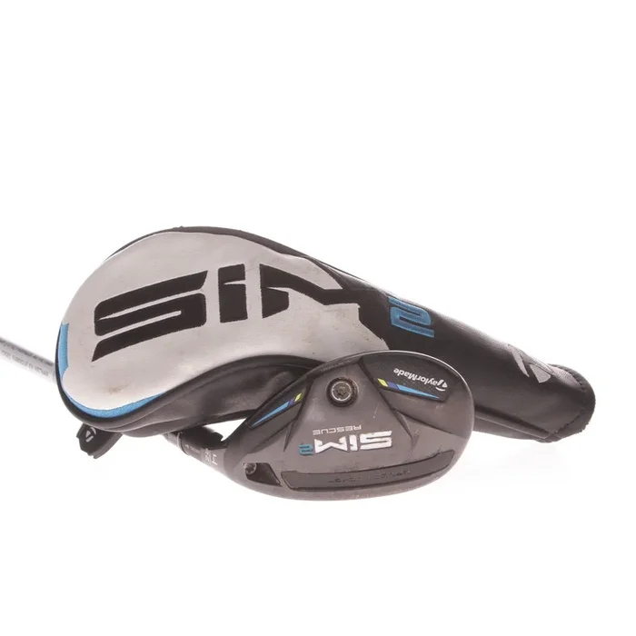 TaylorMade SIM 2 Men’s Right Graphite 4 Hybrid 22 Degree Stiff – Tensei Blue 80