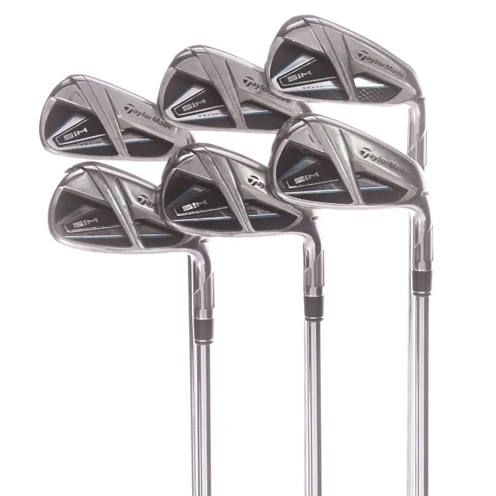 TaylorMade Sim Max Steel Irons 5-PW Stiff – KBS Max 85 S