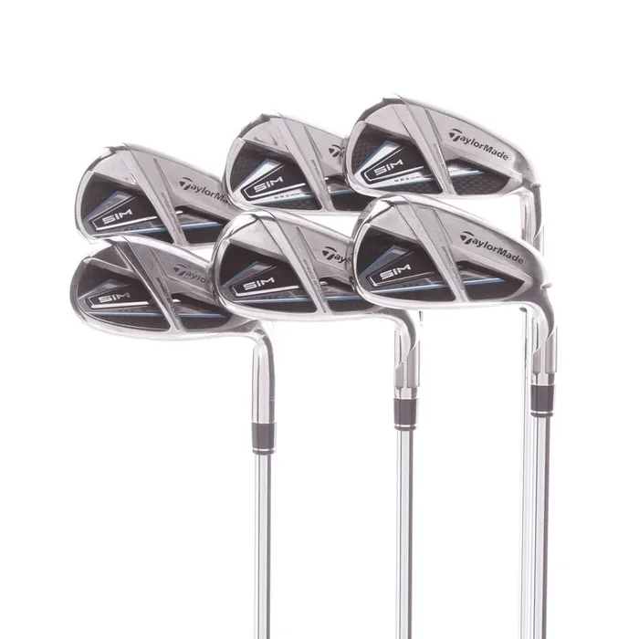 TaylorMade Sim Max Steel Men’s Right Hand Irons 6-SW Stiff – KBS 85