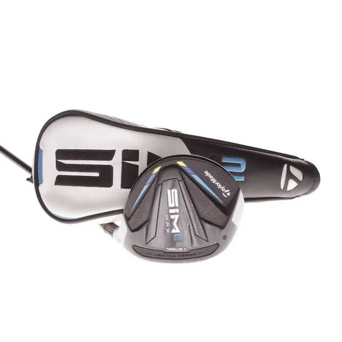 TaylorMade SIM2 Max Graphite Men’s Right Fairway 3 Wood 15 Degree Stiff – Ventus Blue 5S