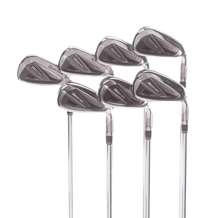 TaylorMade Sim2 Max Steel Men’s Right Irons 5-AW Regular – KBS Max MT 85 R