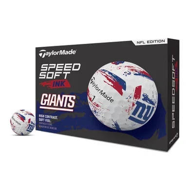 TaylorMade SpeedSoft New York Giants Ink Golf Balls – Dozen