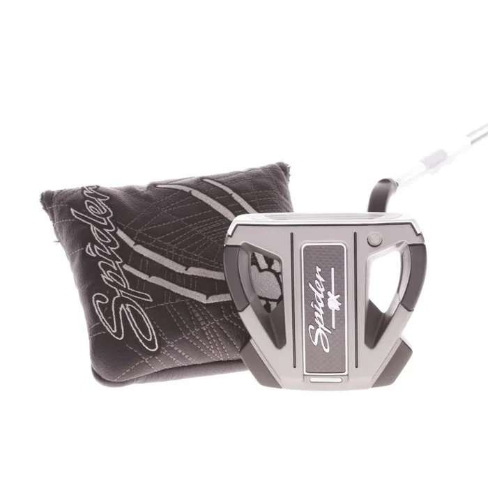 TaylorMade Spider FX Platinum White Men’s Right Hand Putter 34 Inches – Super Stroke