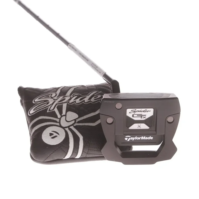 TaylorMade Spider GTX Black Men’s Left Putter 34 Inches KBS 120 – Super Stroke Pistrol GTR 1.0