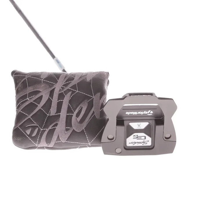 TaylorMade Spider GTX Black Slant Neck Men’s Right Hand Putter 34 Inches – Super Stroke