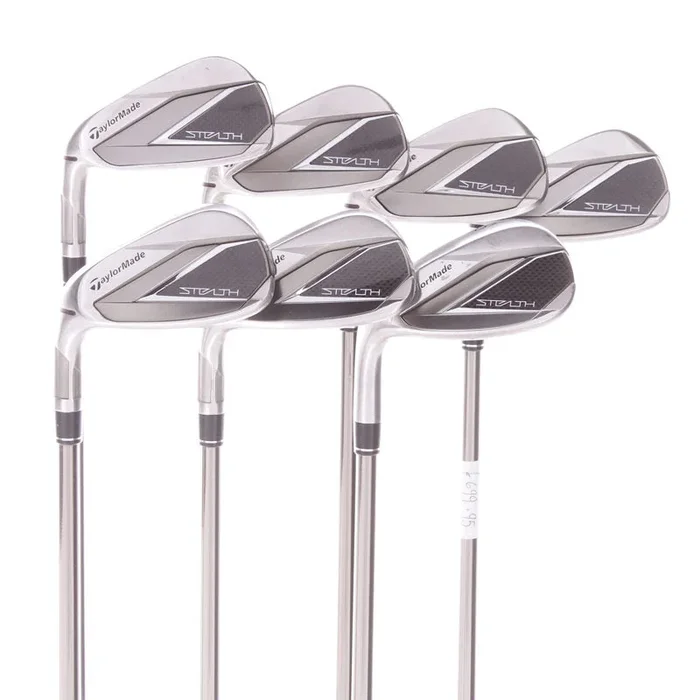 TaylorMade Stealth Graphite Men’s Left Hand Irons 6-SW+AW Senior – Recoil 460 F2