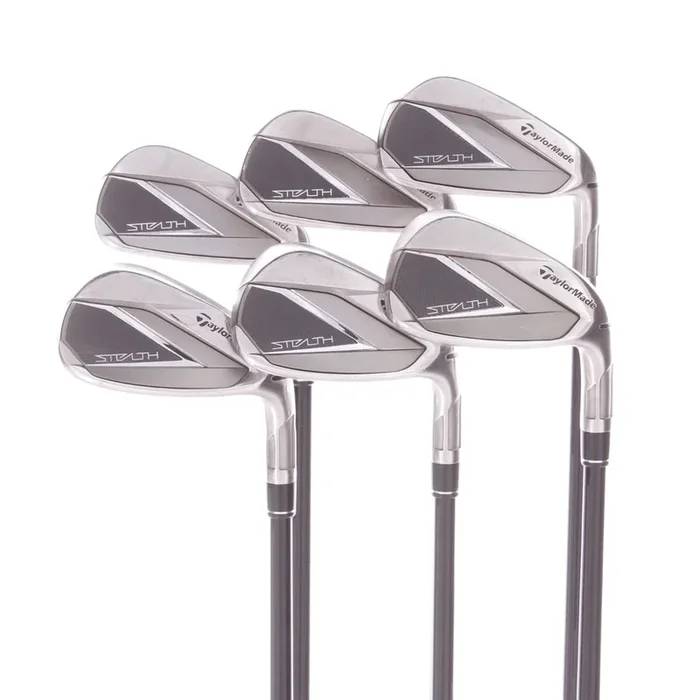 TaylorMade Stealth Graphite Mens Right Hand Irons 5-PW Stiff – Ventus Red 7S