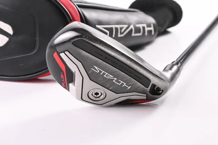 Taylormade Stealth Plus #4 Hybrid / 22 Degree / Stiff Flex HZRDUS Smoke Red 80