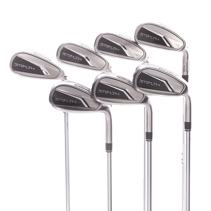 TaylorMade Stealth Steel Men’s Right Hand Irons 5-SW Regular – KBS Max 85