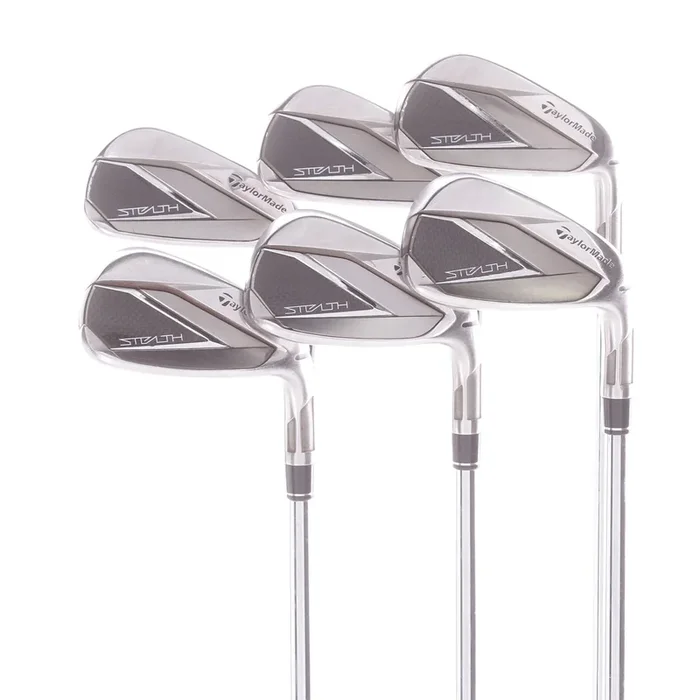 TaylorMade Stealth Steel Mens Right Hand Irons 5-PW Stiff – KBS Tour Lite