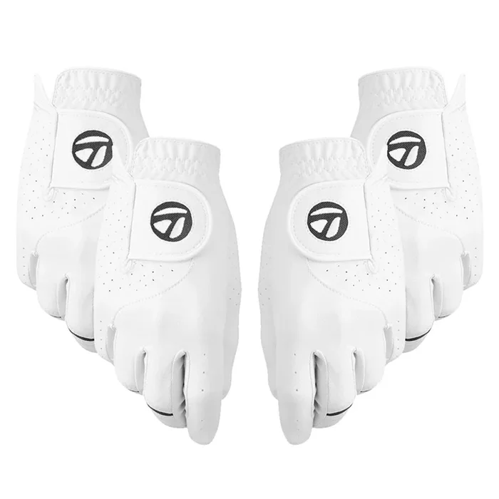 TaylorMade Stratus Tech 2-Pack Golf Glove White – 23 Men