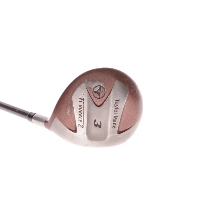 TaylorMade Ti Bubble 2 Graphite Men’s Right Hand Fairway 3 Wood 15 Degree Stiff – Bubble Shaft M70