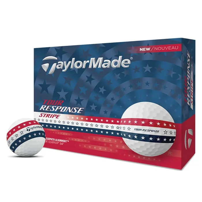 TaylorMade Tour Response Stripe USA Golf Balls