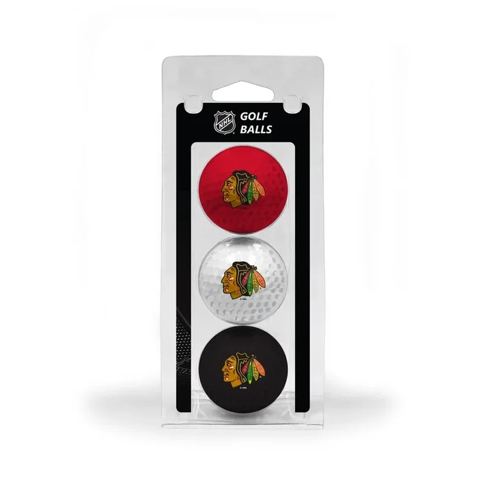 Team Golf CHI Blackhawks Golf Balls