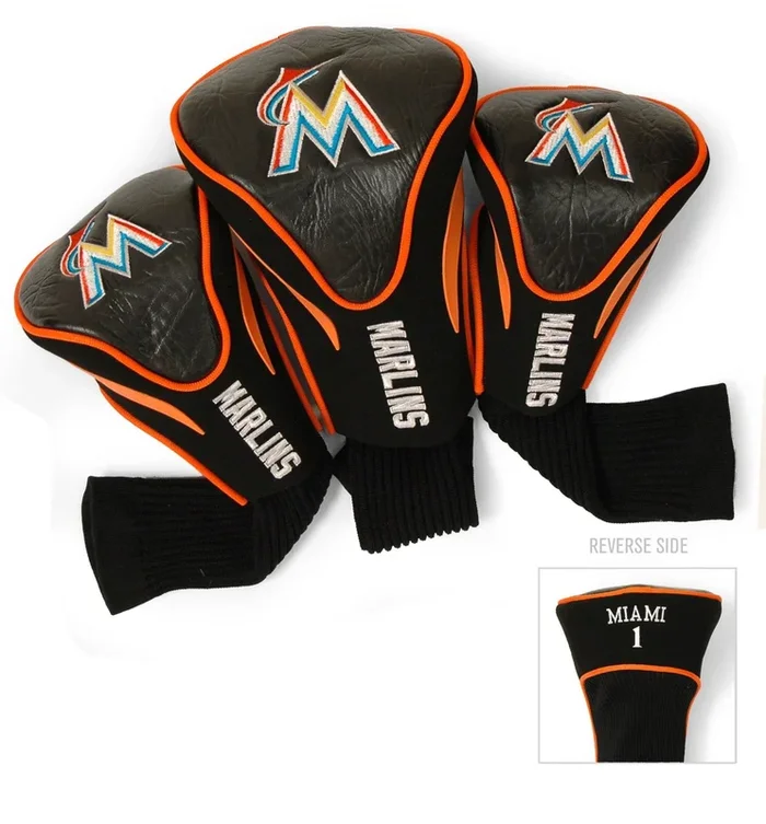 Team Golf Miami Marlins DR/FW Headcovers