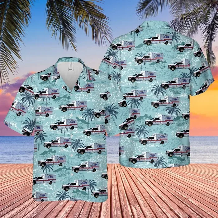 Texas Harris County ESD No. 48 Fire Department Hawaiian Shirt – Fanshubus.com