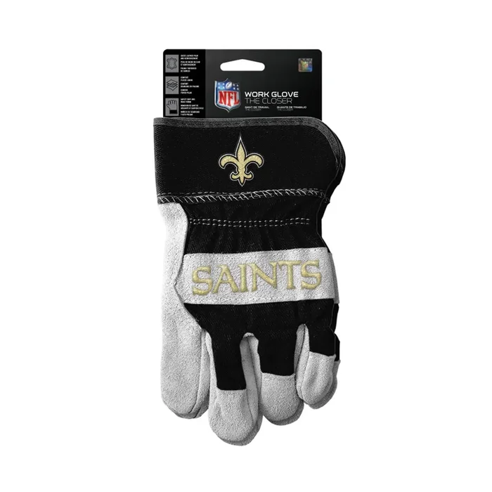 The Sports Vault New Orleans Saints The Closer Design Work Style Gloves