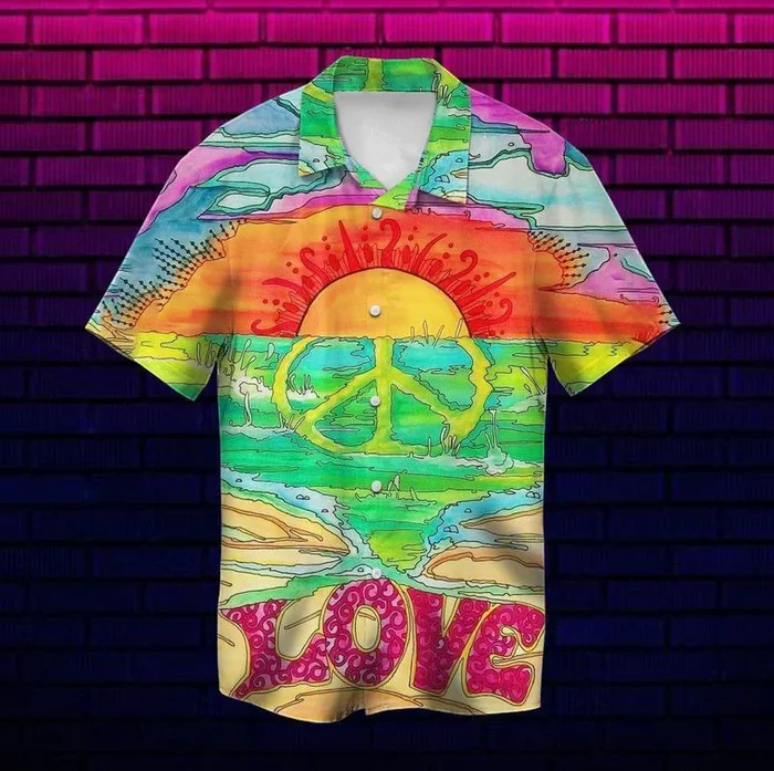 The Sunset Of Love Hawaiian Shirt – Unisex – Adult – Fanshubus.com