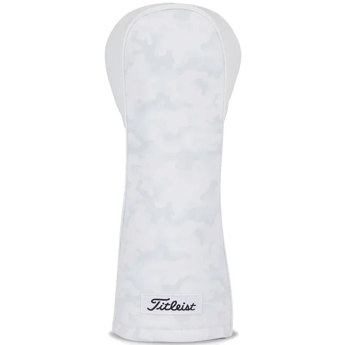 Titleist 3 Panel Leather Fairway Wood Headcover – White/Camo