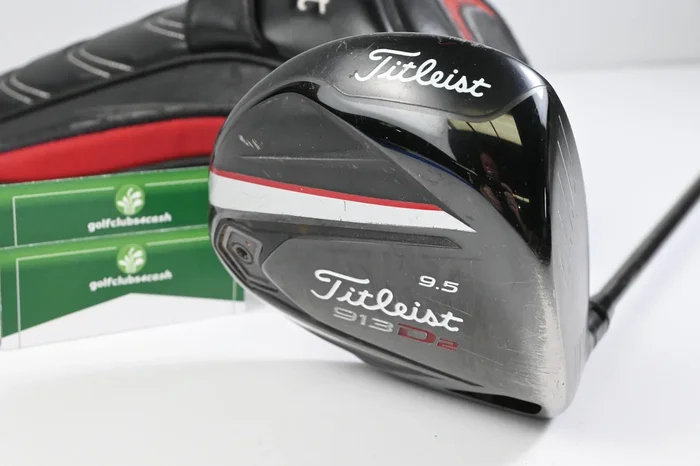 Titleist 913 D2 Driver / 9.5 Degree / Stiff Flex Aldila RIP Phenom 70 Shaft
