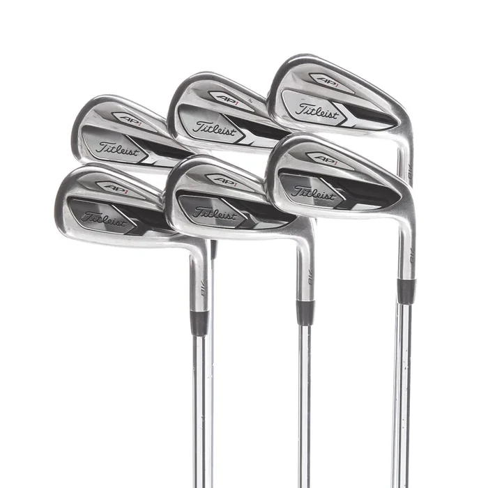 Titleist AP1 718 Steel Mens Right Hand Irons 5-PW Regular – True Temper AMT Red R300