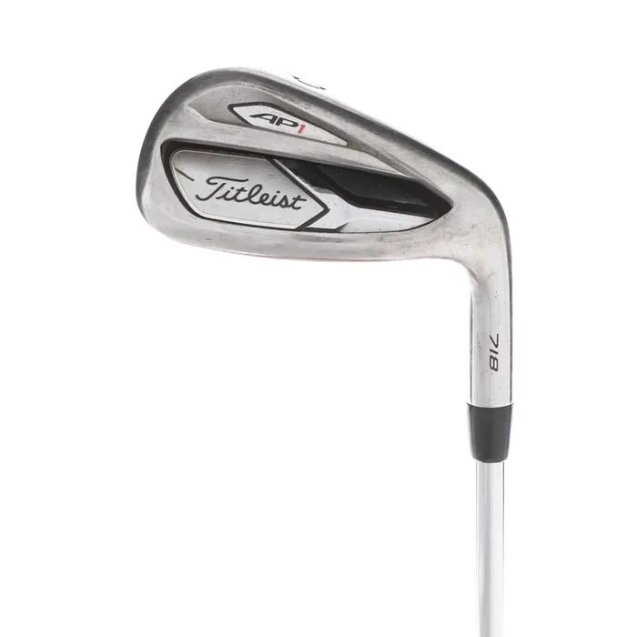 Titleist AP1 718 Steel Mens Right Hand Pitching Wedge Stiff – True Temper AMT Red S300