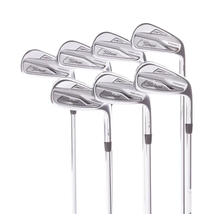 Titleist AP2 718 Steel Men’s Right Hand Irons 4-PW Stiff – AMT Black S300