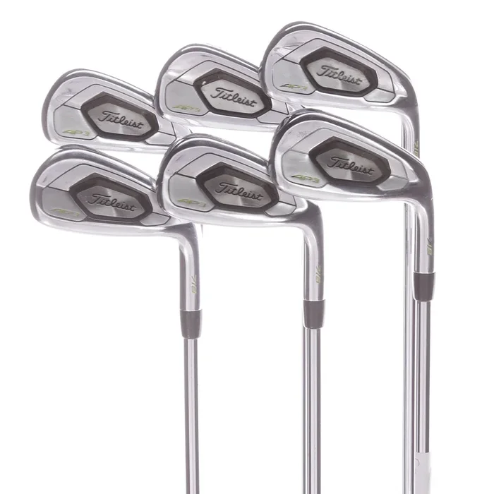 Titleist AP3 718 Steel Mens Right Hand Irons 5-PW Regular – True Temper AMT Black R300