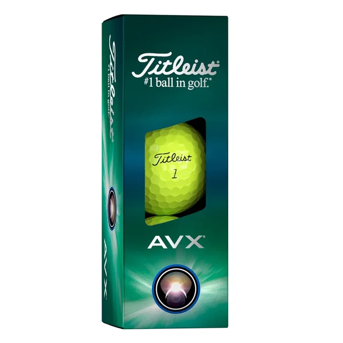 Titleist AVX ’24 Yellow Golf Balls – Sleeve