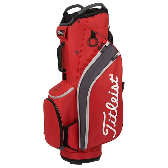 Titleist Cart 14 Lightweight Cart Bag – Dark Red/Graphite/Grey